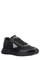 Logo Plaque Lace-Up Sneakers